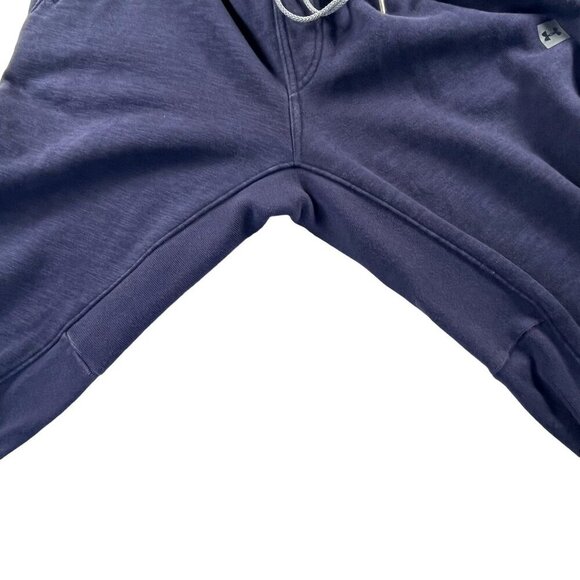 Under Armour Fitted Jogger Pants Mens Large Blue Drawstring Athleisure Comfort - Picture 4 of 7